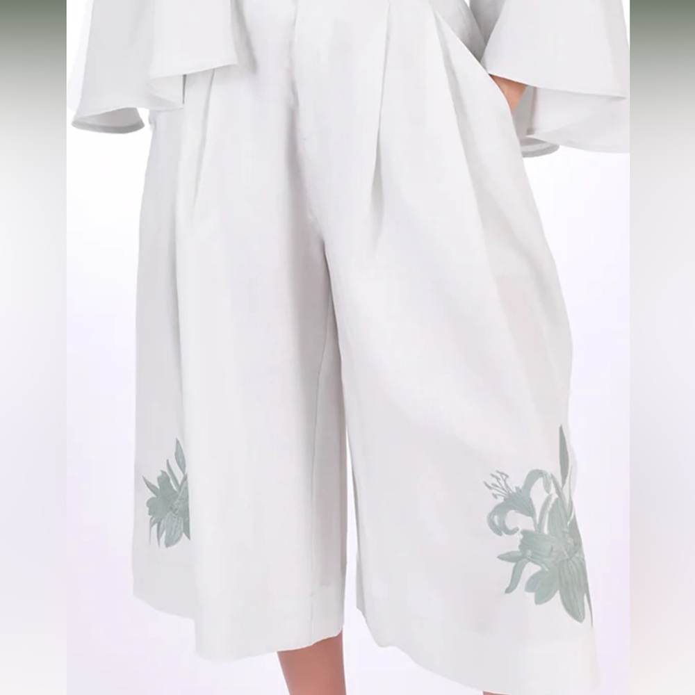 NWT Fanm Mon Mint Green Linen Shorts size S